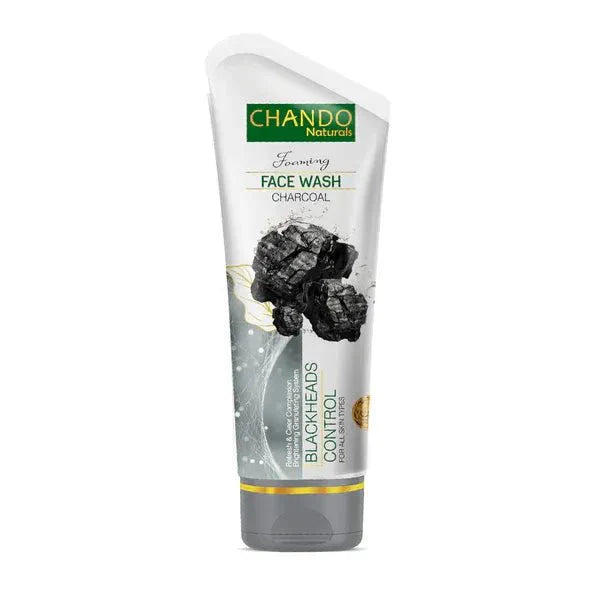 CHANDO Naturals Foaming Face Wash Charcoal – Deep Cleansing & Blackhead Contro