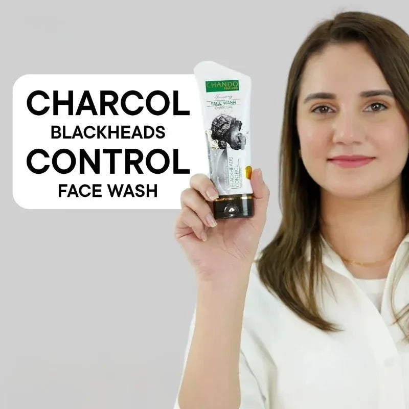 CHANDO Naturals Foaming Face Wash Charcoal – Deep Cleansing & Blackhead Contro