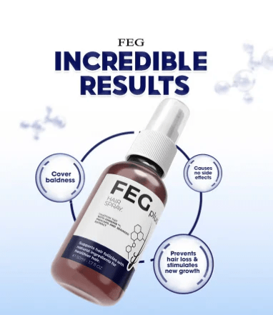 FEG PLUS Beard & Hair Growth Serum Spray