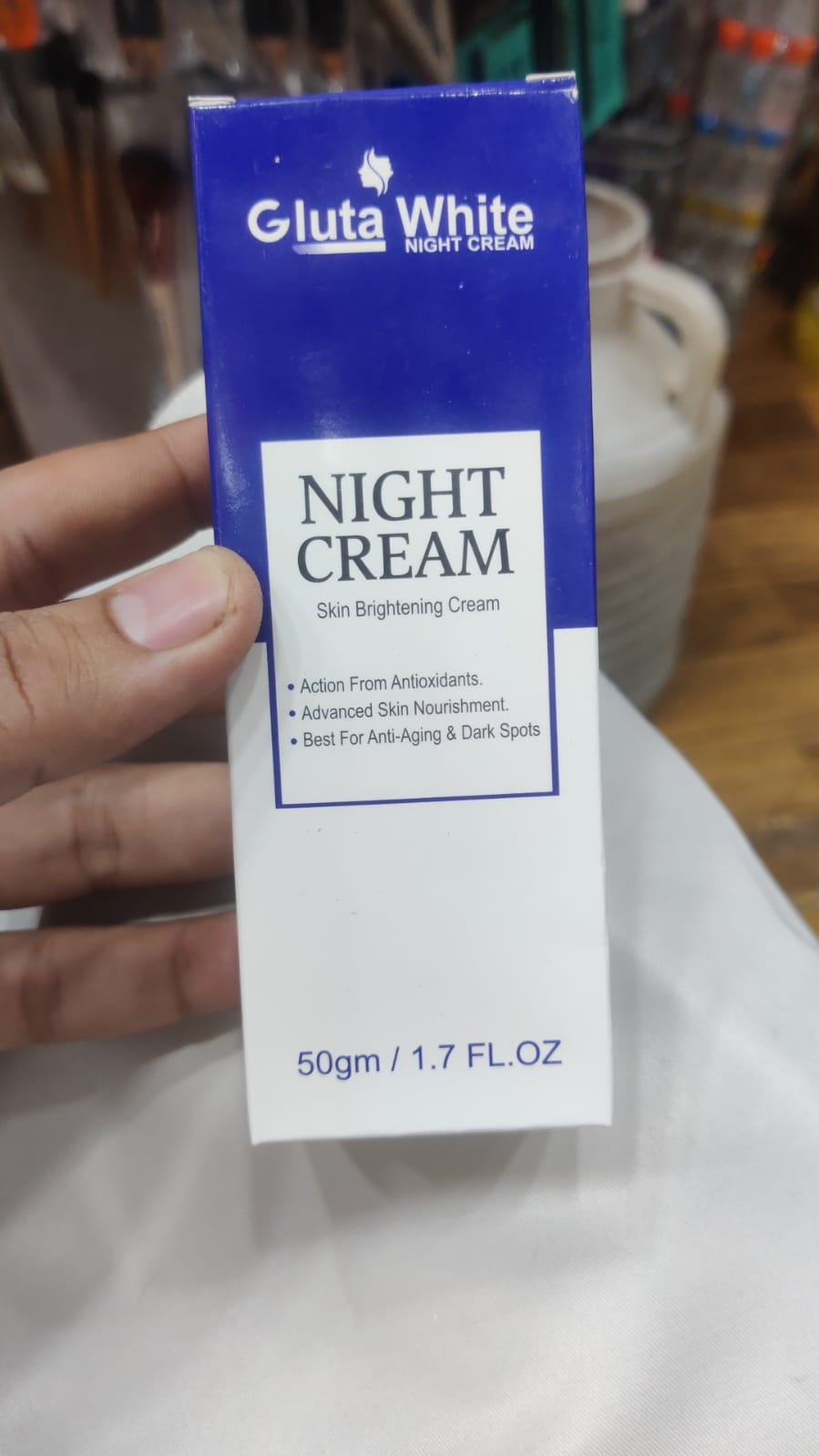Gluta White Night Cream – Advanced Skin Brightening
