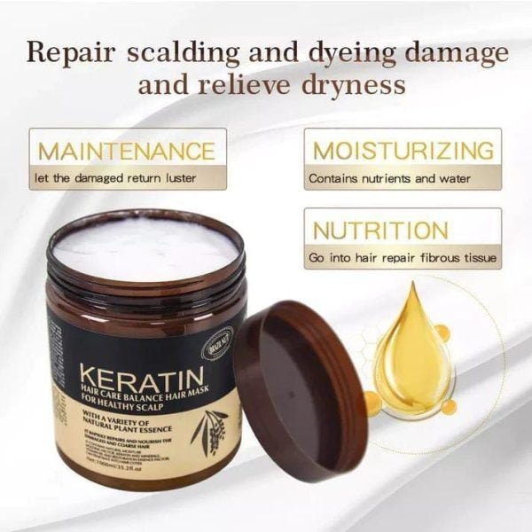 Sealed Packed | Keratin Hair Mask | Healthy Hair 500ml