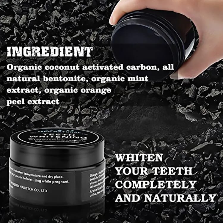 Teeth Whitening Charcoal Powder (Organic) Charcoal (30G)